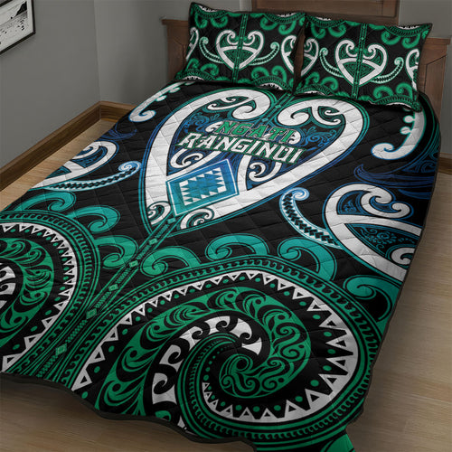 Aotearoa Ngati Ranginui Quilt Bed Set Maori Tribal Pattern