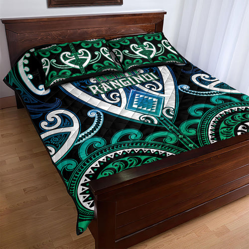 Aotearoa Ngati Ranginui Quilt Bed Set Maori Tribal Pattern