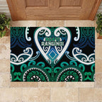 Aotearoa Ngati Ranginui Rubber Doormat Maori Tribal Pattern