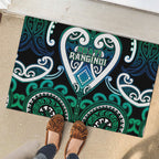Aotearoa Ngati Ranginui Rubber Doormat Maori Tribal Pattern
