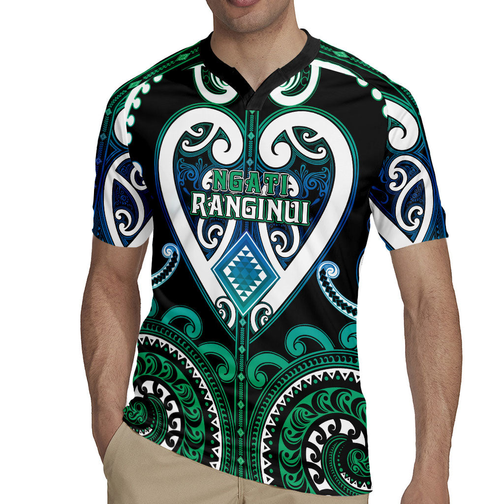Custom Aotearoa Ngati Ranginui Rugby Jersey Maori Tribal Pattern
