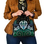 Aotearoa Ngati Ranginui Shoulder Handbag Maori Tribal Pattern