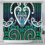 Aotearoa Ngati Ranginui Shower Curtain Maori Tribal Pattern