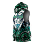 Custom Aotearoa Ngati Ranginui Sleeveless Hoodie Maori Tribal Pattern