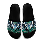 Aotearoa Ngati Ranginui Slide Sandals Maori Tribal Pattern