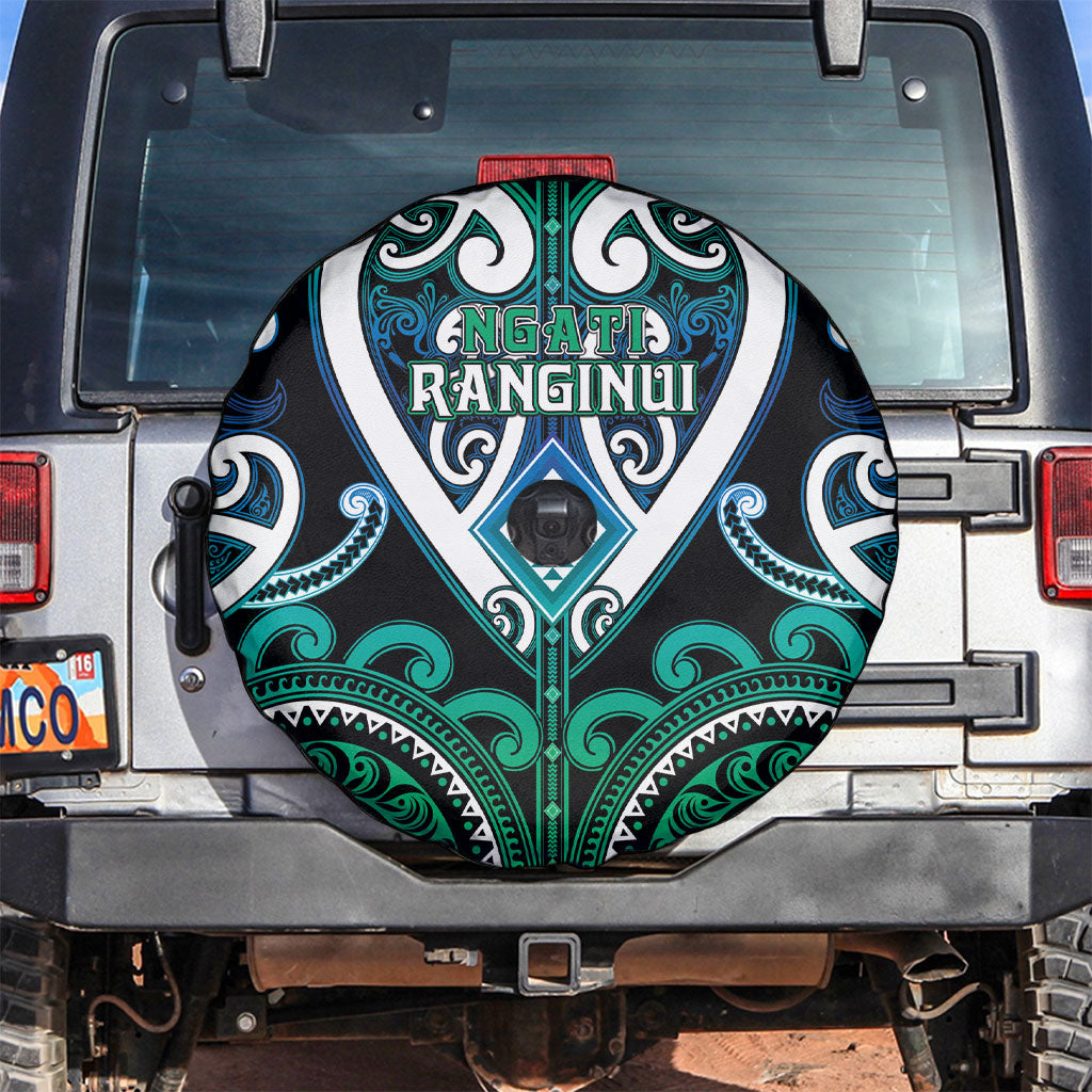 Aotearoa Ngati Ranginui Spare Tire Cover Maori Tribal Pattern