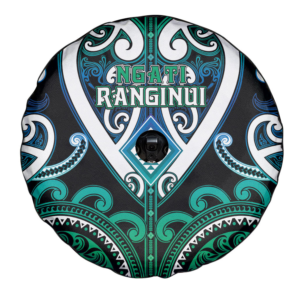 Aotearoa Ngati Ranginui Spare Tire Cover Maori Tribal Pattern