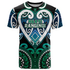 Custom Aotearoa Ngati Ranginui T Shirt Maori Tribal Pattern