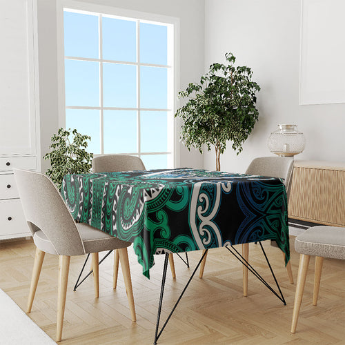 Aotearoa Ngati Ranginui Tablecloth Maori Tribal Pattern