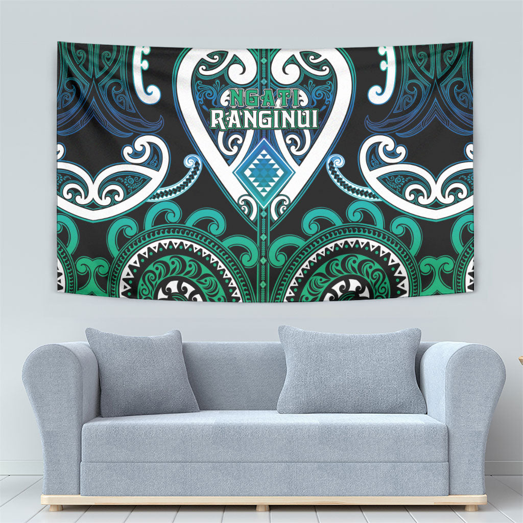 Aotearoa Ngati Ranginui Tapestry Maori Tribal Pattern