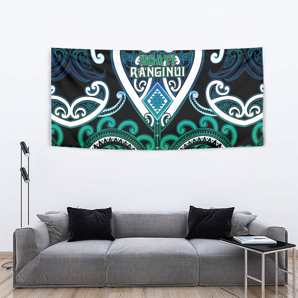 Aotearoa Ngati Ranginui Tapestry Maori Tribal Pattern