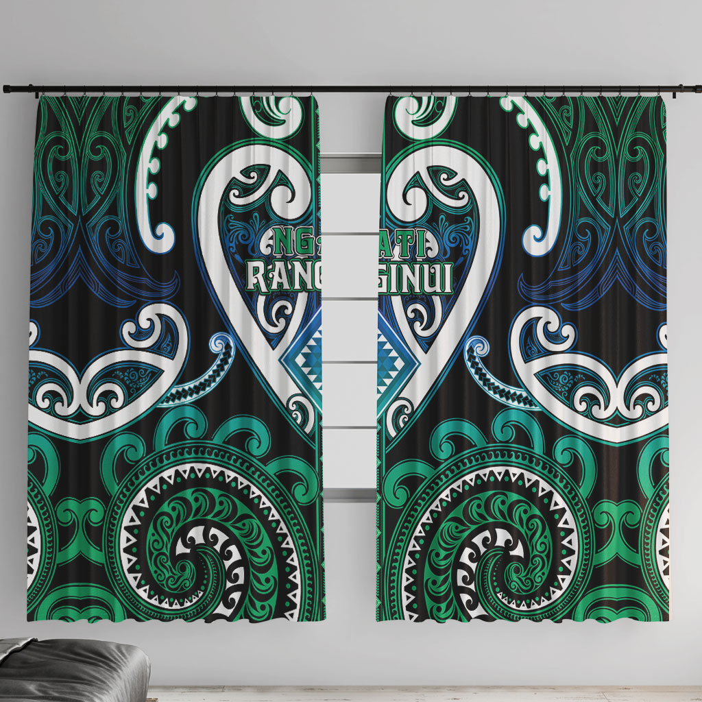 Aotearoa Ngati Ranginui Window Curtain Maori Tribal Pattern