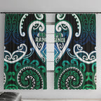 Aotearoa Ngati Ranginui Window Curtain Maori Tribal Pattern