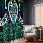 Aotearoa Ngati Ranginui Window Curtain Maori Tribal Pattern