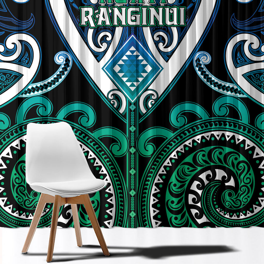 Aotearoa Ngati Ranginui Window Curtain Maori Tribal Pattern