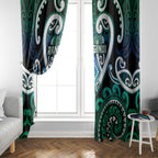 Aotearoa Ngati Ranginui Window Curtain Maori Tribal Pattern