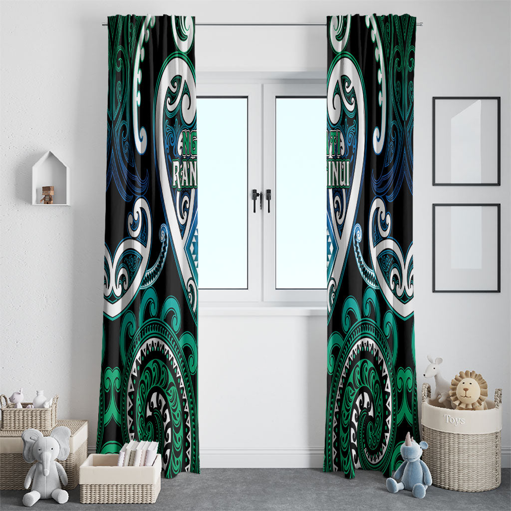 Aotearoa Ngati Ranginui Window Curtain Maori Tribal Pattern