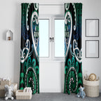 Aotearoa Ngati Ranginui Window Curtain Maori Tribal Pattern