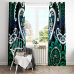 Aotearoa Ngati Ranginui Window Curtain Maori Tribal Pattern