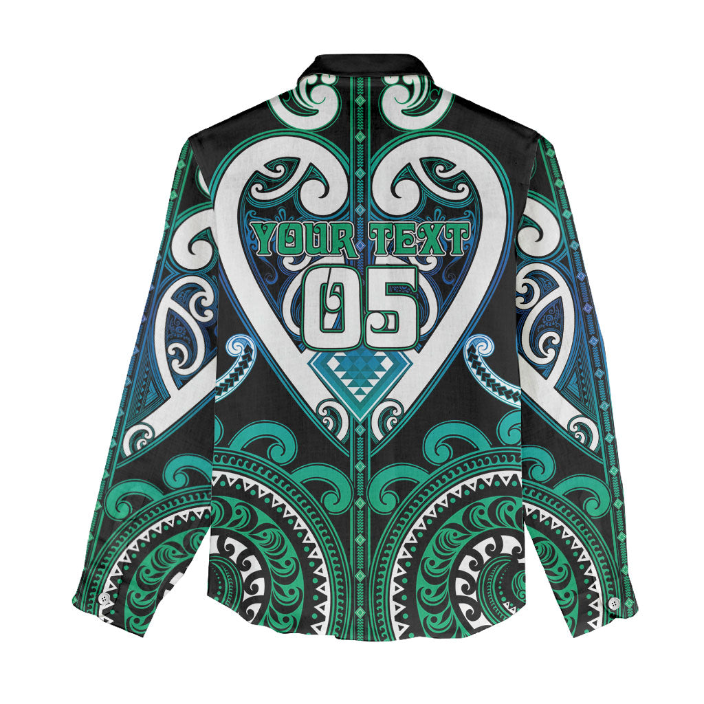 Custom Aotearoa Ngati Ranginui Women Casual Shirt Maori Tribal Pattern