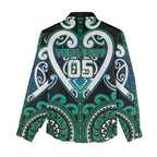 Custom Aotearoa Ngati Ranginui Women Casual Shirt Maori Tribal Pattern