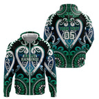 Custom Aotearoa Ngati Ranginui Zip Hoodie Maori Tribal Pattern