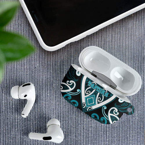 Aotearoa Tapuika AirPods Case Maori Tribal Pattern