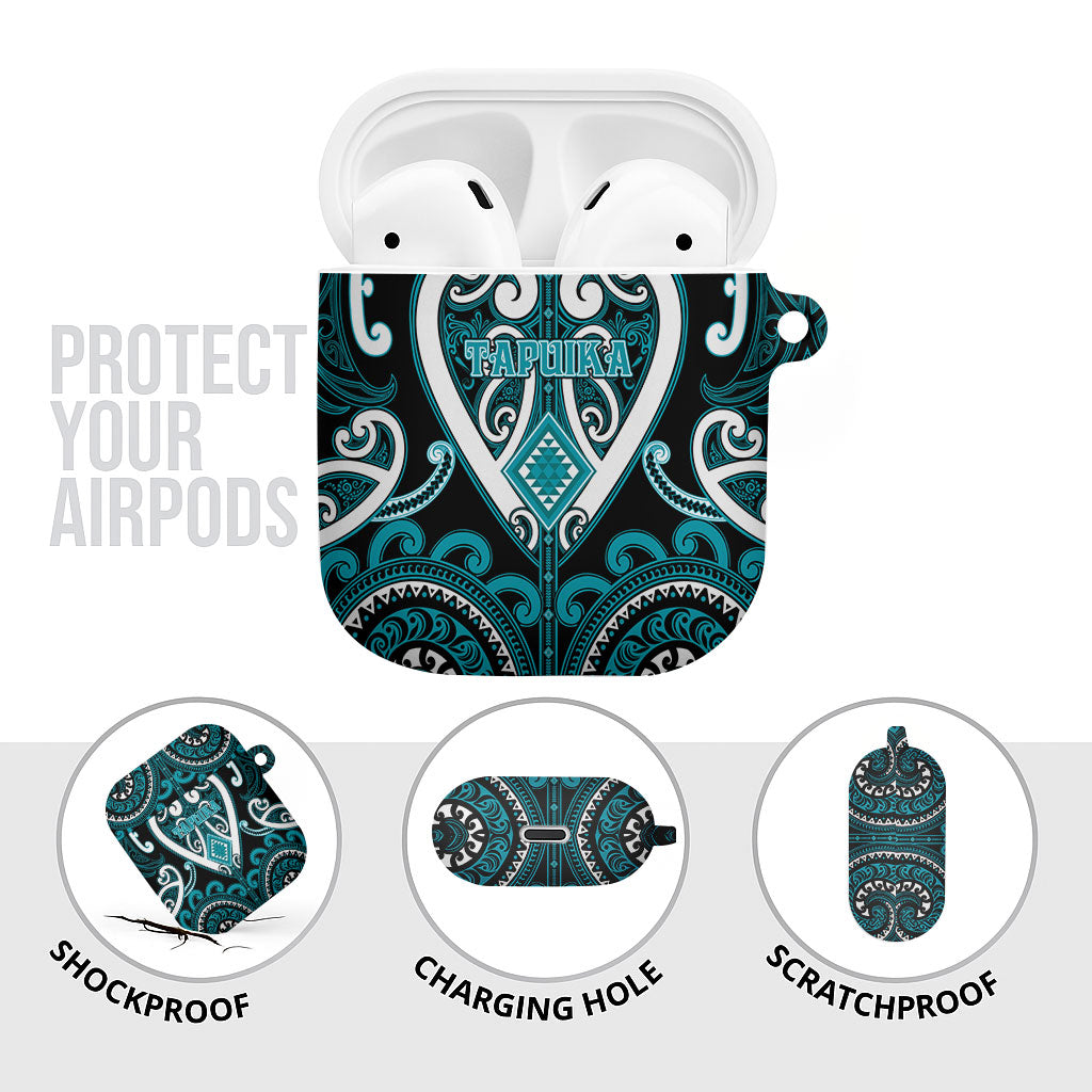 Aotearoa Tapuika AirPods Case Maori Tribal Pattern