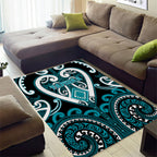 Aotearoa Tapuika Area Rug Maori Tribal Pattern