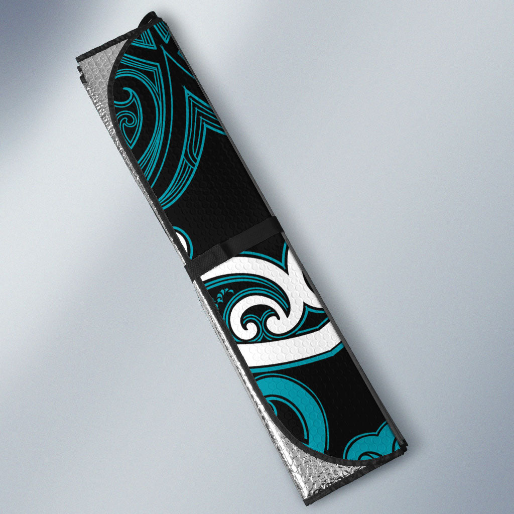 Aotearoa Tapuika Auto Sun Shade Maori Tribal Pattern