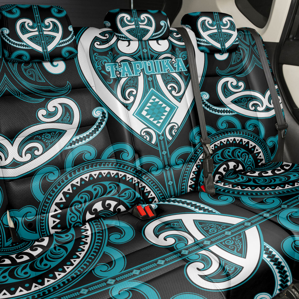 Aotearoa Tapuika Back Car Seat Cover Maori Tribal Pattern