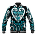 Custom Aotearoa Tapuika Baseball Jacket Maori Tribal Pattern