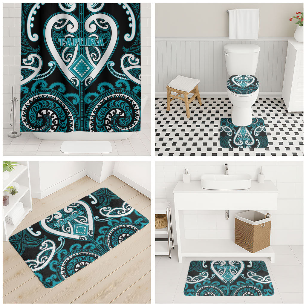 Aotearoa Tapuika Bathroom Set Maori Tribal Pattern