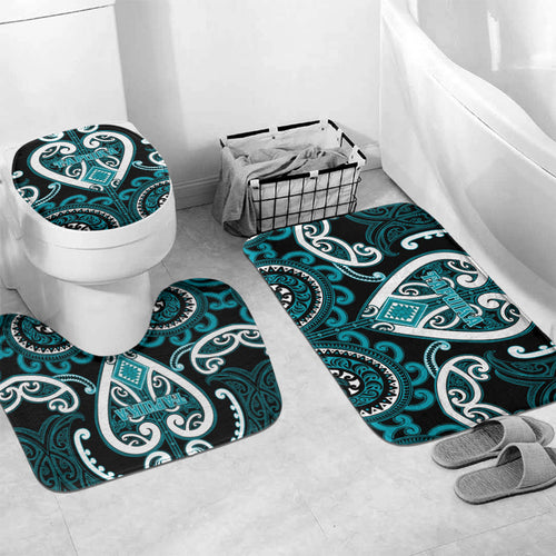 Aotearoa Tapuika Bathroom Set Maori Tribal Pattern
