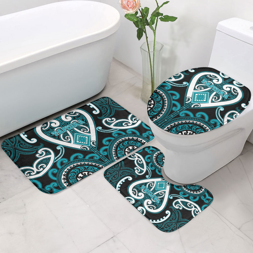 Aotearoa Tapuika Bathroom Set Maori Tribal Pattern