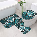 Aotearoa Tapuika Bathroom Set Maori Tribal Pattern