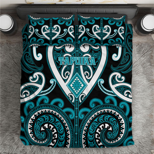 Aotearoa Tapuika Bedding Set Maori Tribal Pattern