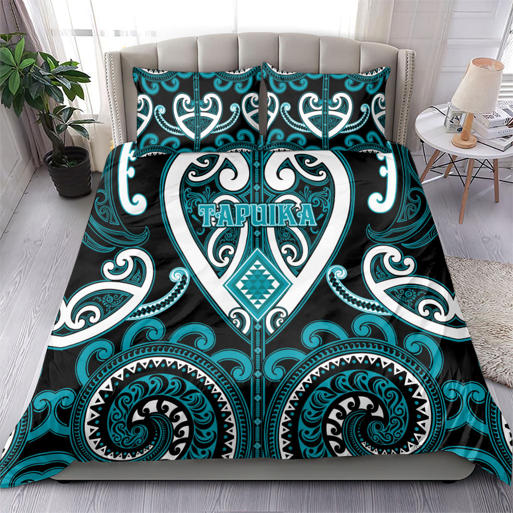 Aotearoa Tapuika Bedding Set Maori Tribal Pattern