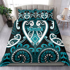Aotearoa Tapuika Bedding Set Maori Tribal Pattern