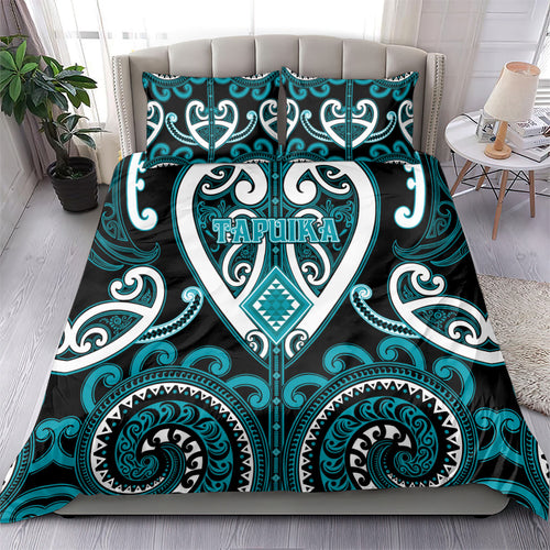 Aotearoa Tapuika Bedding Set Maori Tribal Pattern