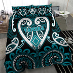 Aotearoa Tapuika Bedding Set Maori Tribal Pattern