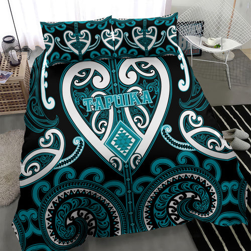 Aotearoa Tapuika Bedding Set Maori Tribal Pattern