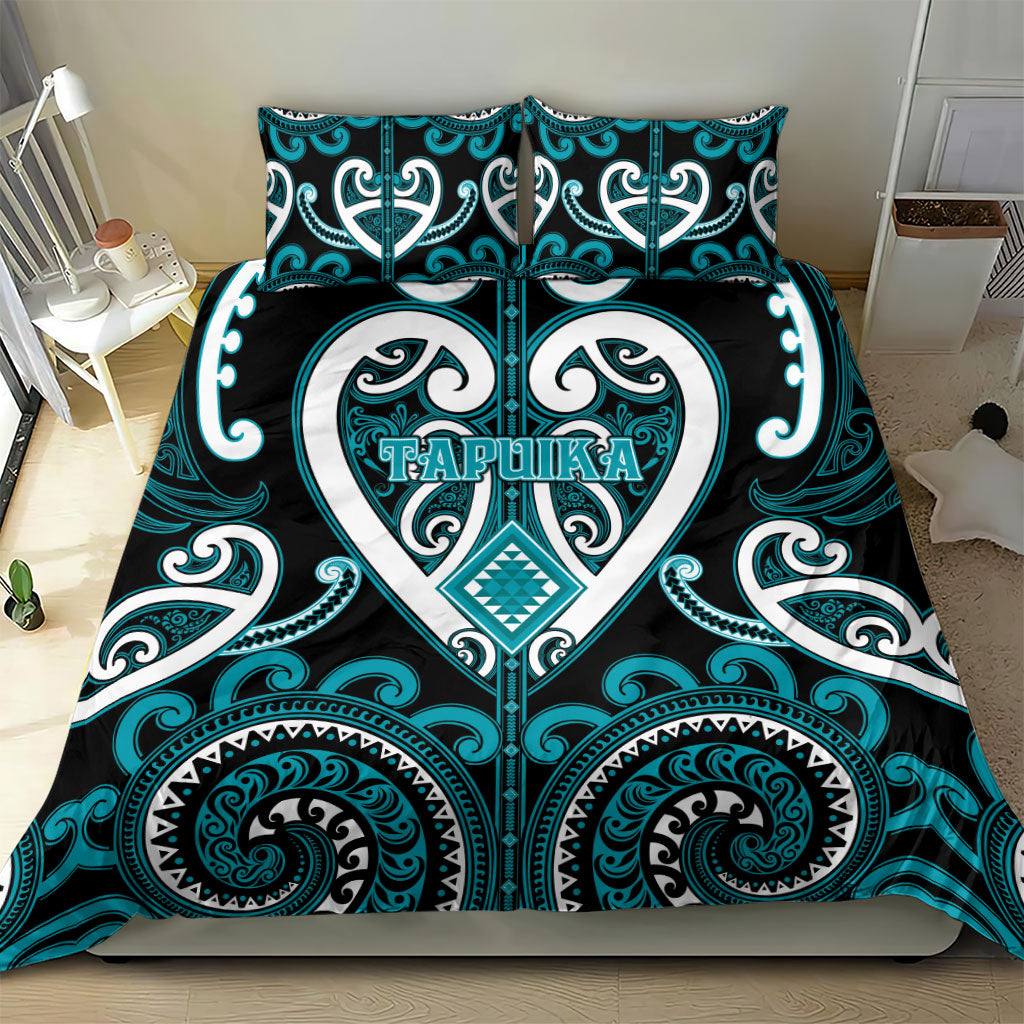 Aotearoa Tapuika Bedding Set Maori Tribal Pattern