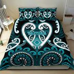 Aotearoa Tapuika Bedding Set Maori Tribal Pattern