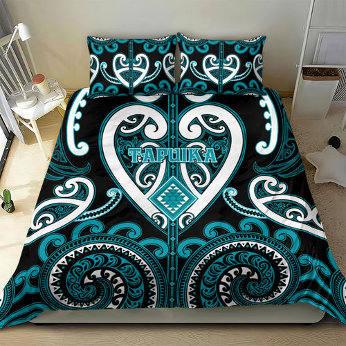 Aotearoa Tapuika Bedding Set Maori Tribal Pattern
