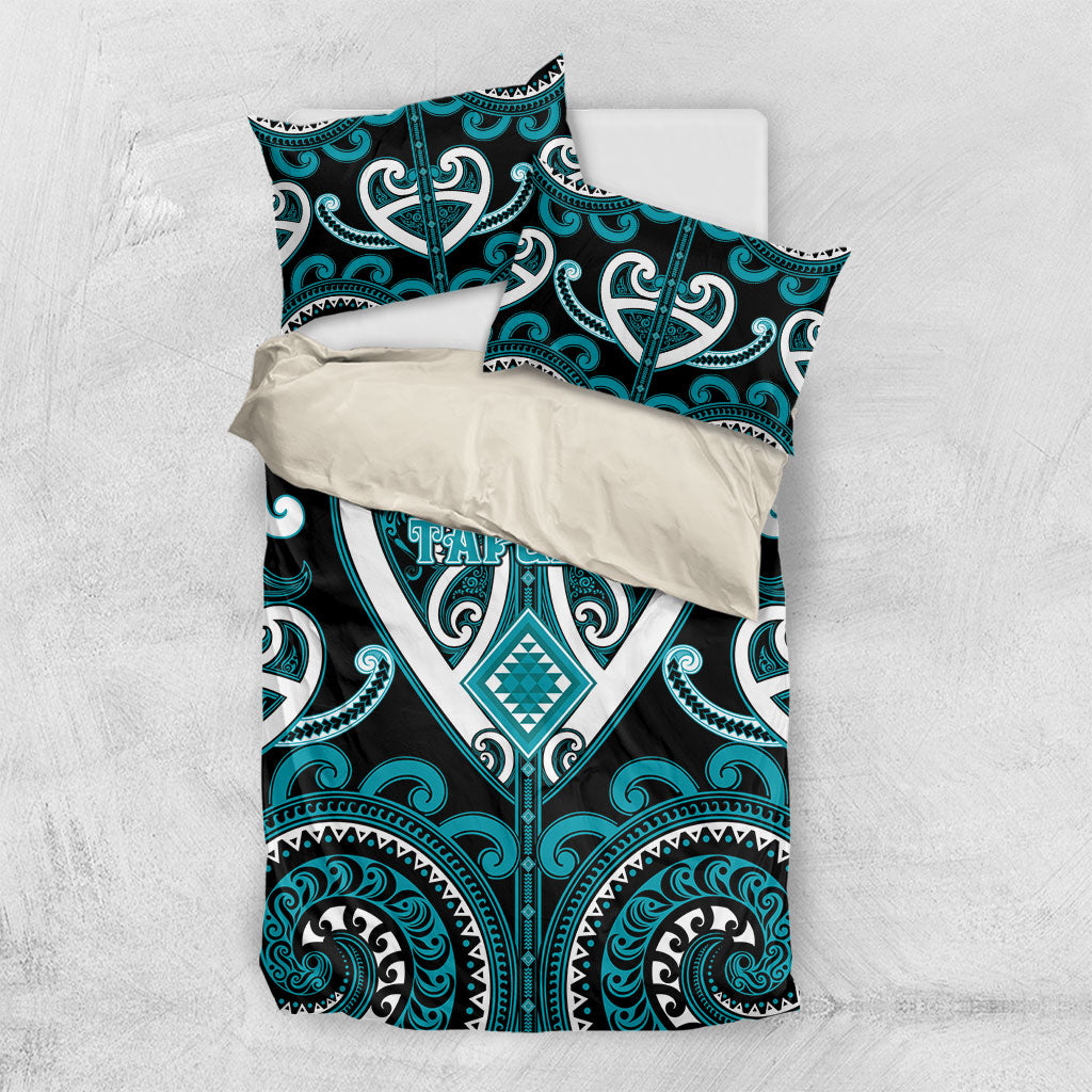 Aotearoa Tapuika Bedding Set Maori Tribal Pattern