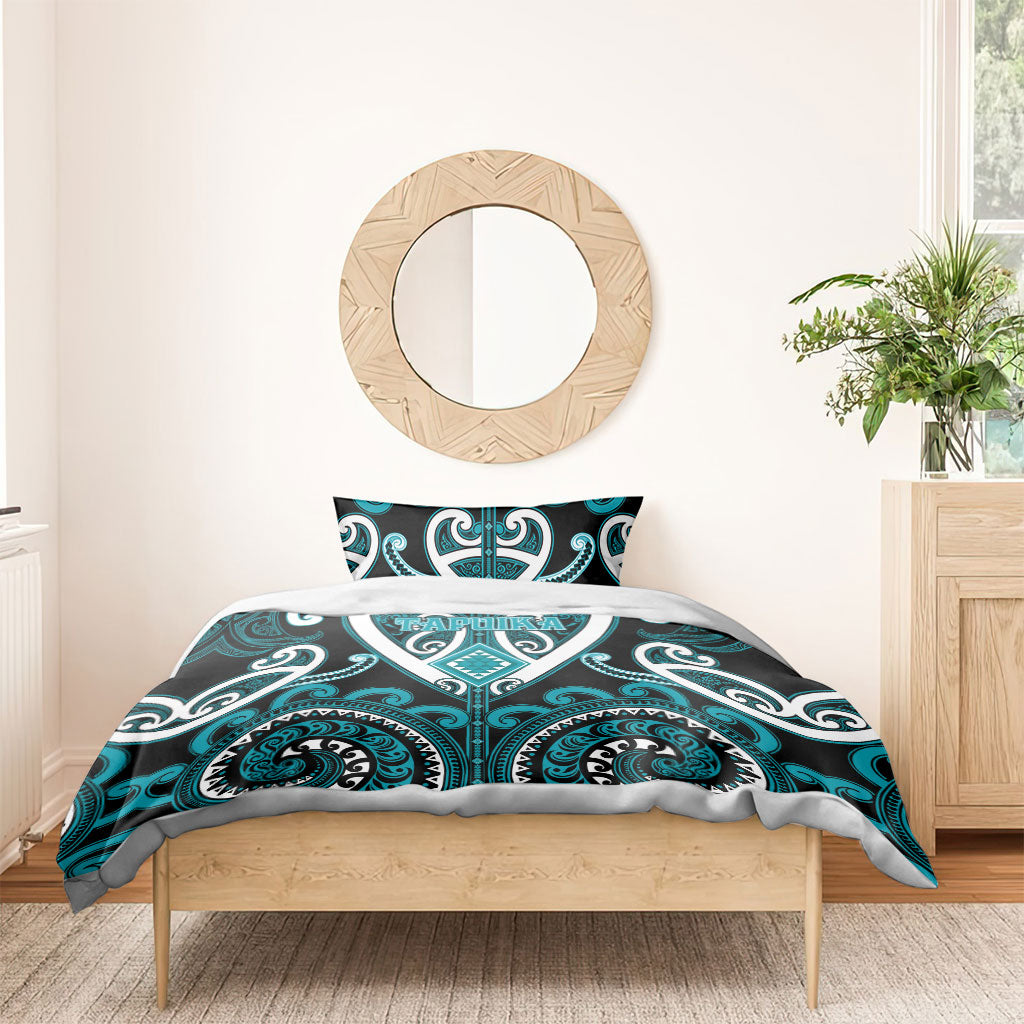 Aotearoa Tapuika Bedding Set Maori Tribal Pattern