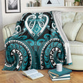 Aotearoa Tapuika Blanket Maori Tribal Pattern