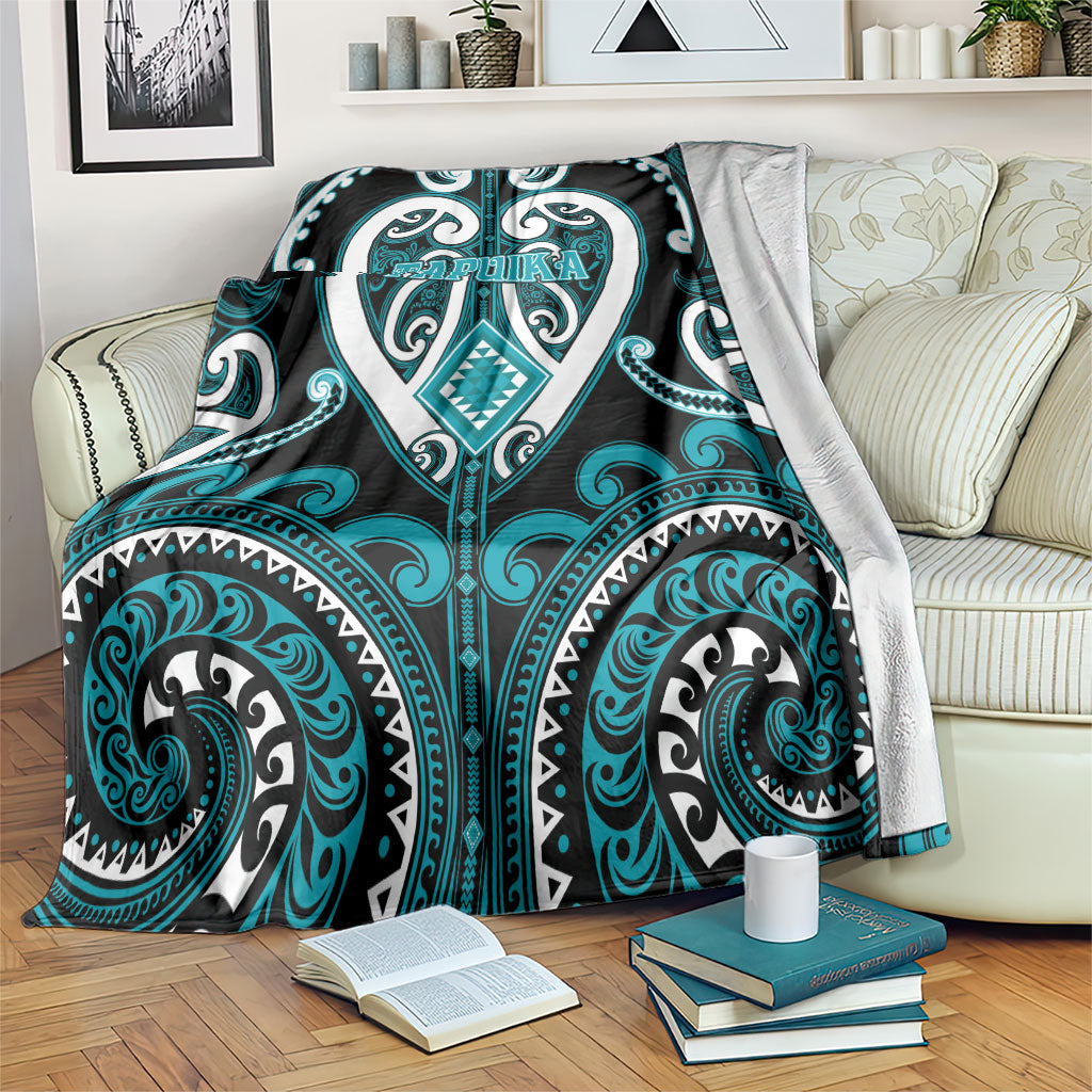 Aotearoa Tapuika Blanket Maori Tribal Pattern