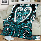 Aotearoa Tapuika Blanket Maori Tribal Pattern
